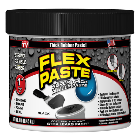 Flex Pasteö Flex Paste Rubbr Blk 1Lb PFSBLKR16